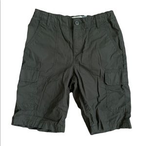 Boys Charcoal Grey Old Navy Cargo Dress Shorts